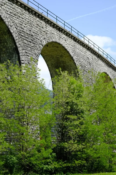 Bohinj Demiryolu demiryolu köprüsünde