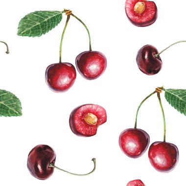 suluboya kiraz desen