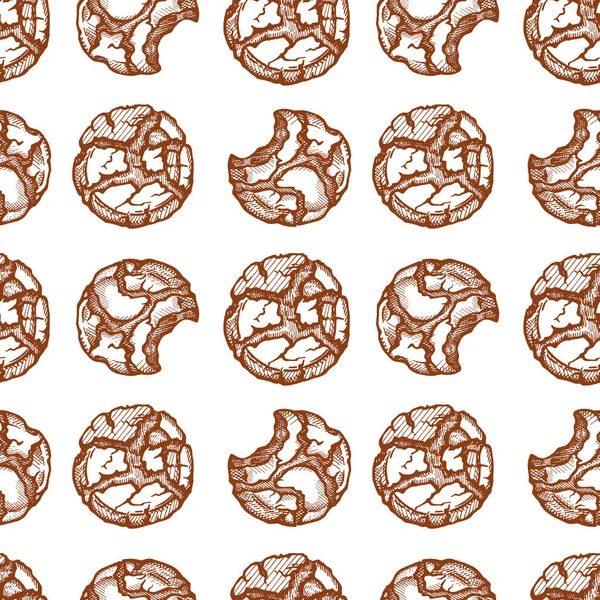 Modèle Cookies Illustration Vectorielle Simple — Image vectorielle