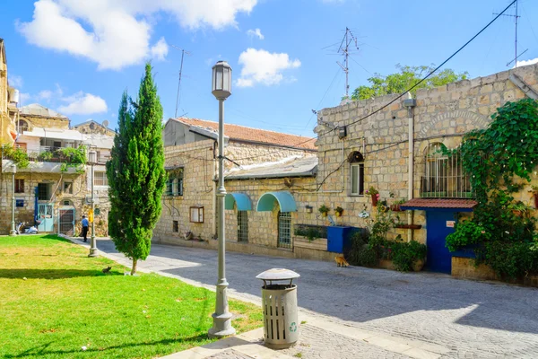 Inner yard, in the historic Nachlaot district, Jerusalem — Stock Photo, Image