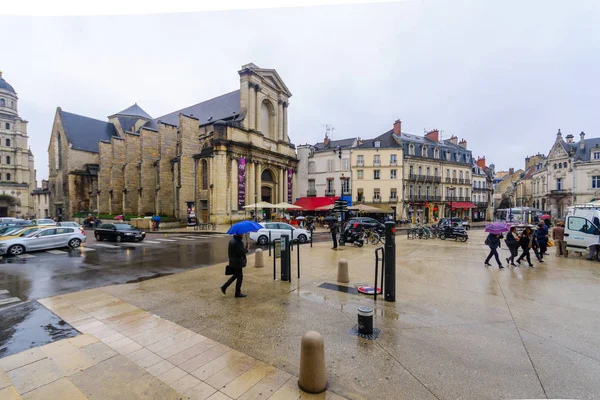 Escena callejera en Dijon — Foto de Stock