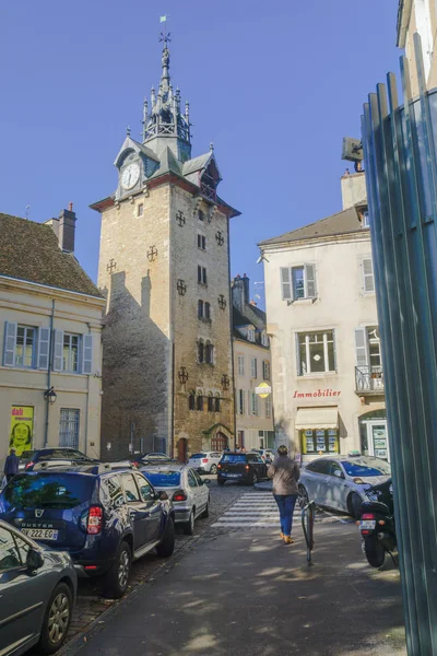 Escena callejera en Beaune — Foto de Stock