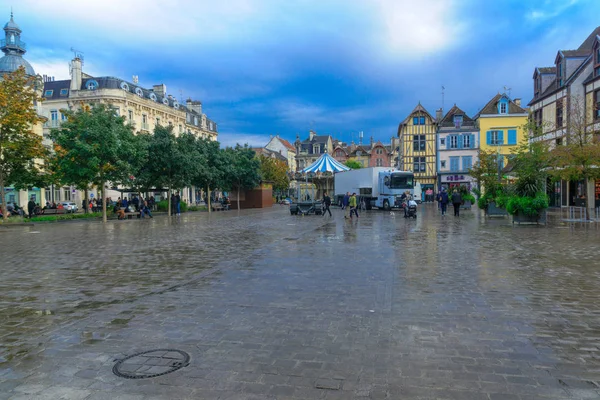 Città vecchia di Troyes — Foto Stock