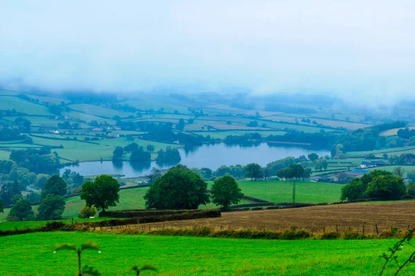 Лак (озеро) де Panneciere в горах регіоні Morvan — стокове фото