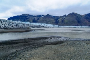 Skaftafellsjokull Buzulu, south Iceland