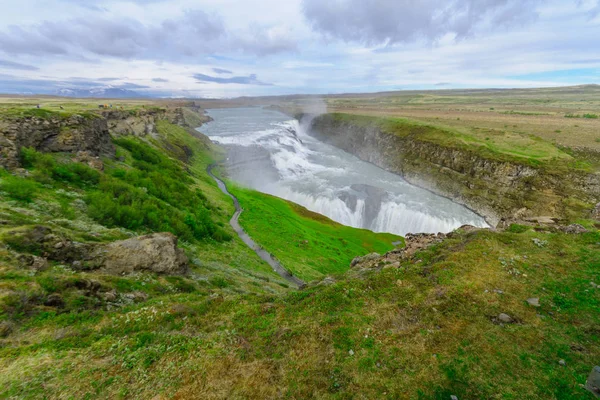 Ο καταρράκτης Gullfoss — Φωτογραφία Αρχείου