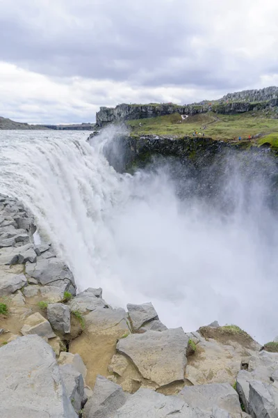 Dettifoss vattenfall, nordöstra Island — Stockfoto