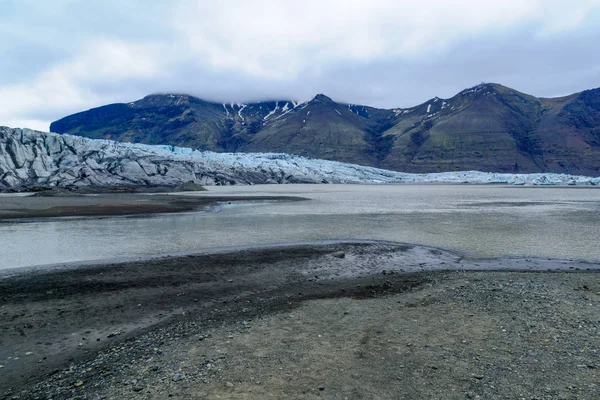 Glaciar Skaftafellsjokull, sur de Islandia Imagen de stock