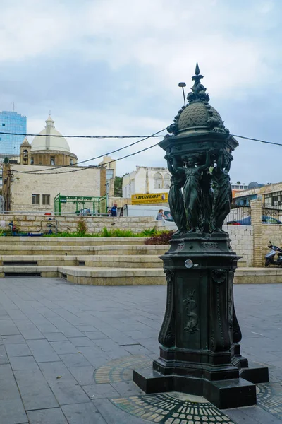 Piazza Parigi a Haifa — Foto Stock