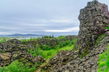 Rift Vadisi Thingvellir içinde