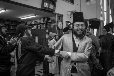 Purim 2017 yılında Mea Shearim, Jerusalem