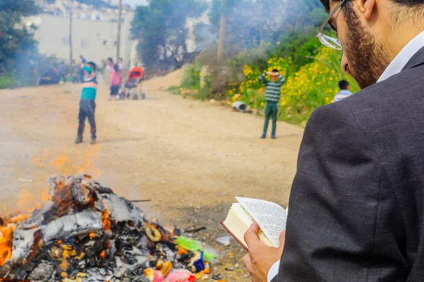 Biur Chametz em Haifa, Páscoa 2017 — Fotografia de Stock