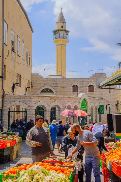 Market scene in Nazareth — Stock Photo, Image