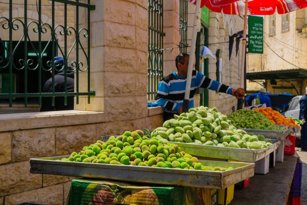 Cena de mercado em Nazaré — Fotografia de Stock