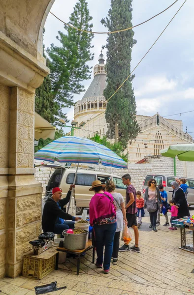 Αγορά σκηνή στη Ναζαρέτ — Φωτογραφία Αρχείου