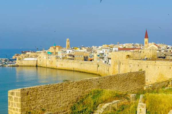 Vista para o telhado do Acre (Akko ) — Fotografia de Stock