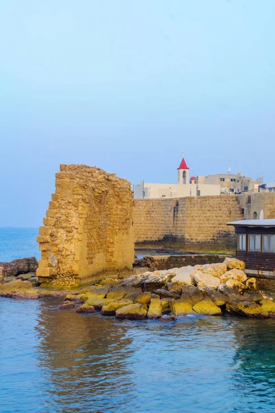 Iglesia Franciscana San Juan Bautista, Acre (Akko ) — Foto de Stock