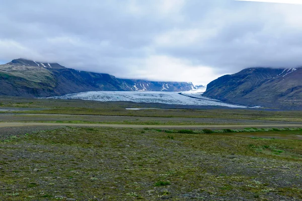 Skaftafellsjokull gletsjer, Zuid-IJsland — Stockfoto