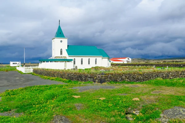 The church of Reykjahlid — Stock Photo, Image