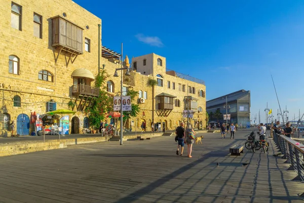 Antiguo puerto de Jaffa, ahora parte de Tel-Aviv-Yafo — Foto de Stock