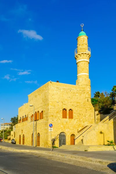 Mešita Al-Bahr (moře) v Jaffě, nyní součástí Tel-Aviv-Yafo — Stock fotografie