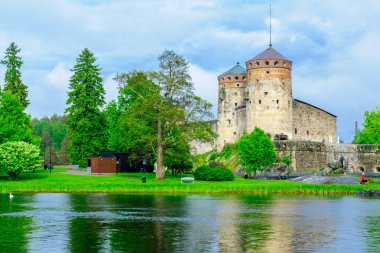 Savonlinna 'daki Olavinlinna kalesi.