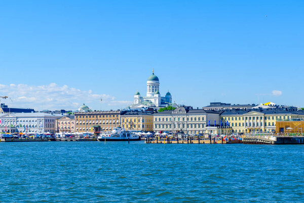 South harbor, and the Lutheran Cathedral in Helsinki