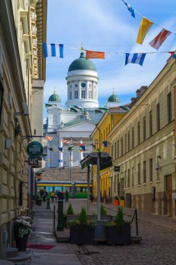 Sofiankatu street, tramvay, Senato Meydanı, Lutheran Katedrali, h