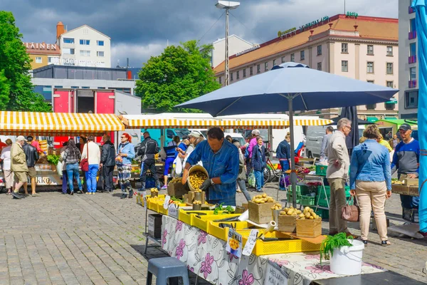 Marknadsplatsen i Åbo — Stockfoto