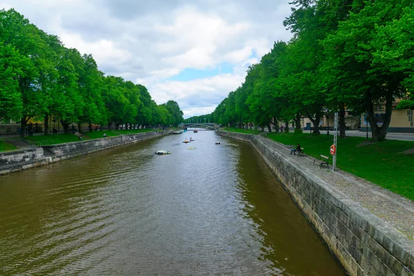 Turku のオーラの川 — ストック写真