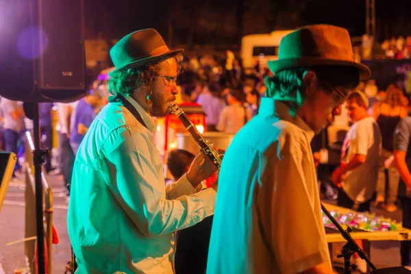 Клезмер фестивалю (30) в Цфат (Tzfat), Ізраїль — стокове фото