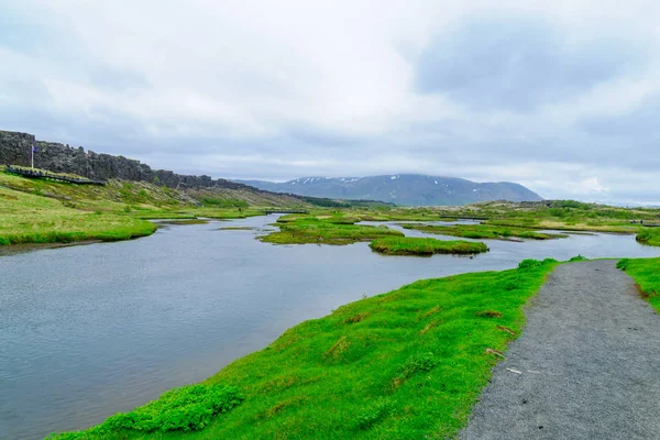 Rift valley in Thingvellir — Stock Photo, Image