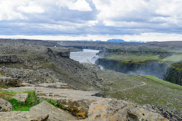 Vodopád Dettifoss, severovýchodního Islandu — Stock fotografie