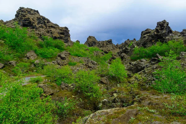 Диммуборгирский вулканический район — стоковое фото