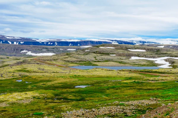 Landskap med Dynjandisheidi — Stockfoto