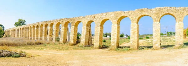 Antiguo Acueducto de Acre (Akko ) — Foto de Stock