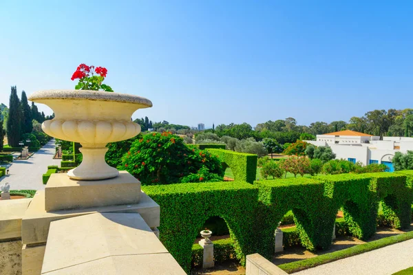 Bahai trädgårdar, i Acre (Akko) — Stockfoto