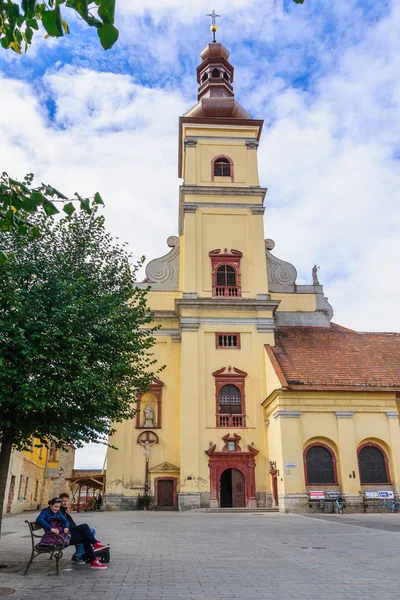 St. Johannes der Täufer-Kathedrale, Trnava — Stockfoto