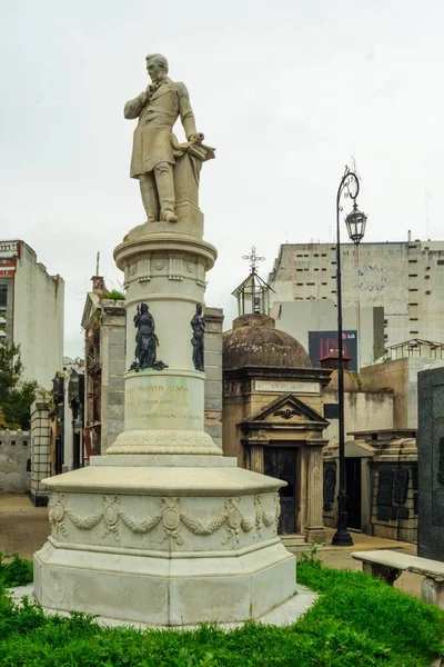 Monument à Valentin Alsina, cimetière La Recoleta, Buenos Air — Photo