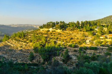 Ein Karem eski köy manzara