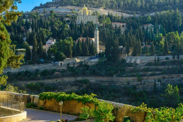 Paisaje en el antiguo pueblo de Ein Karem — Foto de Stock