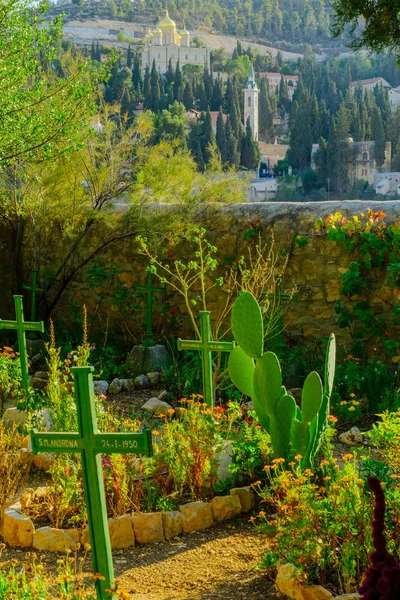 Der Friedhof der Schwestern des Frauenklosters von Zion — Stockfoto