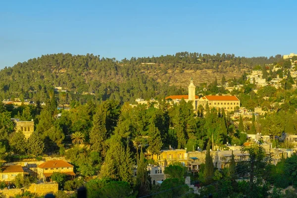 Lanskap di desa tua Ein Karem — Stok Foto