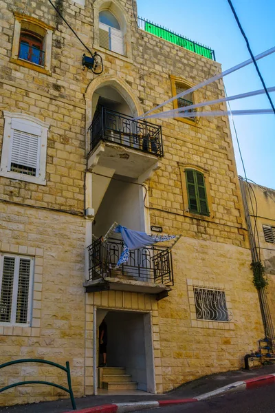 Casas históricas em Haifa — Fotografia de Stock