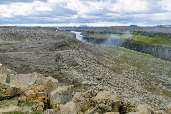 Vodopád Dettifoss, severovýchodního Islandu — Stock fotografie