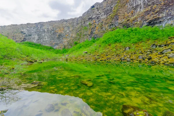 Asbyrgi canyon — Stockfoto