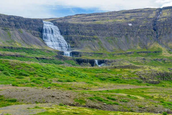 Dynjandi vízesések, a nyugati fjordok — Stock Fotó