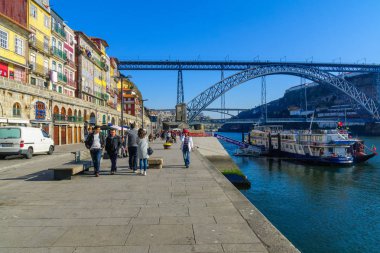 Dom ben köprü Luis ve Porto Ribeira (riverside),