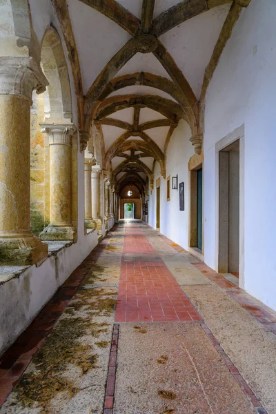 Corredor en el Convento de Cristo, en Tomar — Foto de Stock