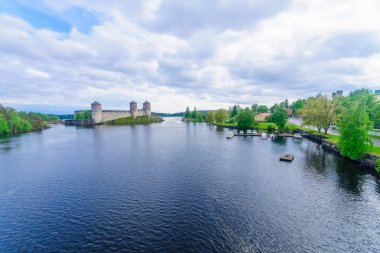 Savonlinna 'daki Olavinlinna kalesi.